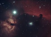 Horsehead and Flame Nebula by Paul Luciani